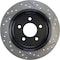 Centric Parts Sport Drilled/Slotted Brake Rotor, 127.65052R 127.65052R - alternate 4